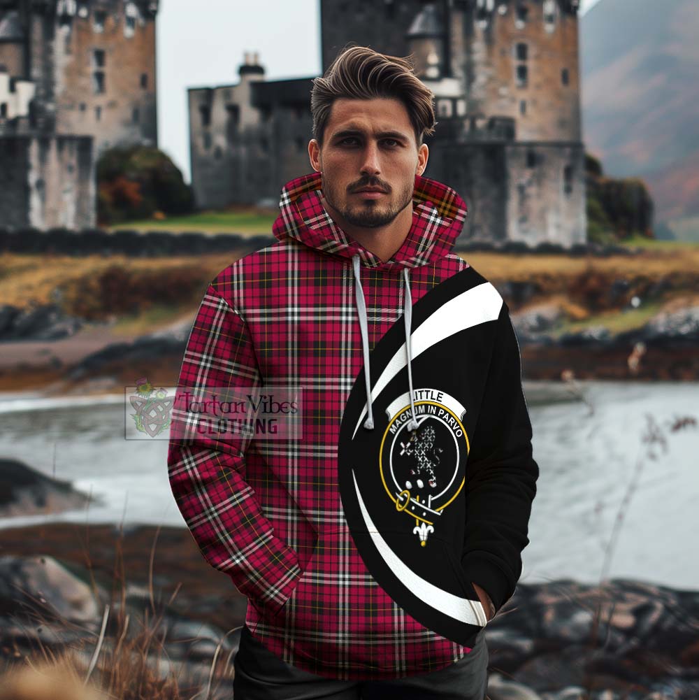 Tartan Vibes Clothing Little Tartan Cotton Hoodie with Family Crest Circle Style