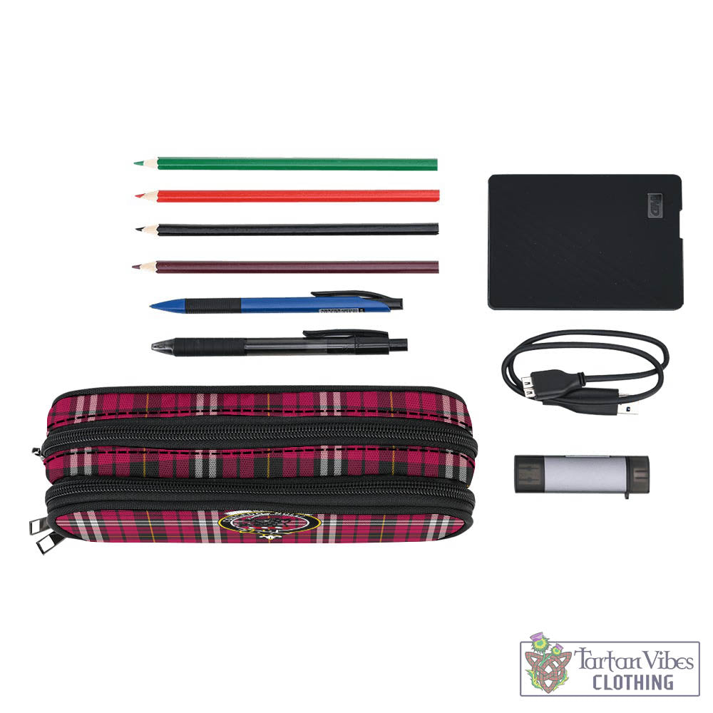 Tartan Vibes Clothing Little Tartan Pen and Pencil Case with Family Crest