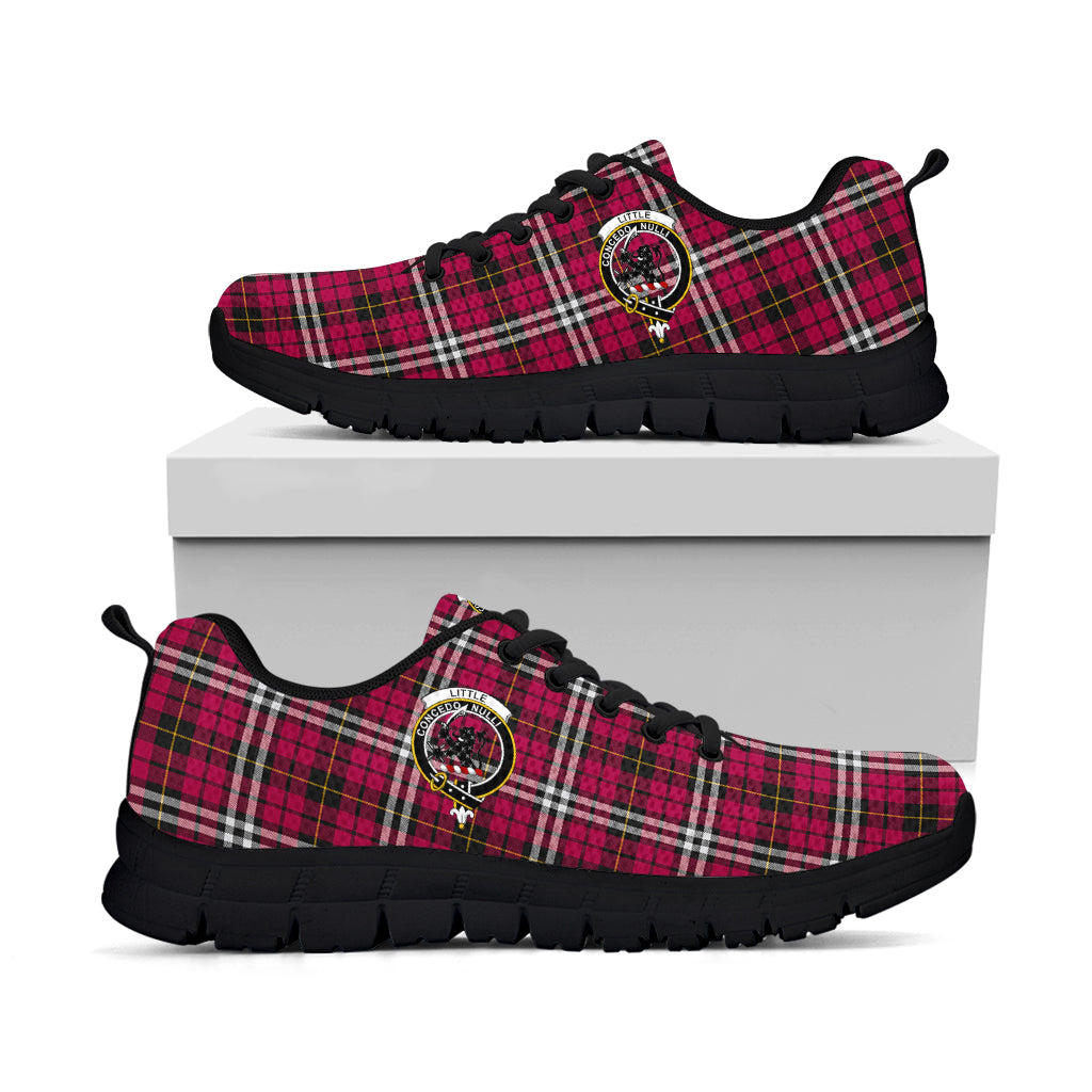 Little Tartan Sneakers with Family Crest - Tartan Vibes Clothing