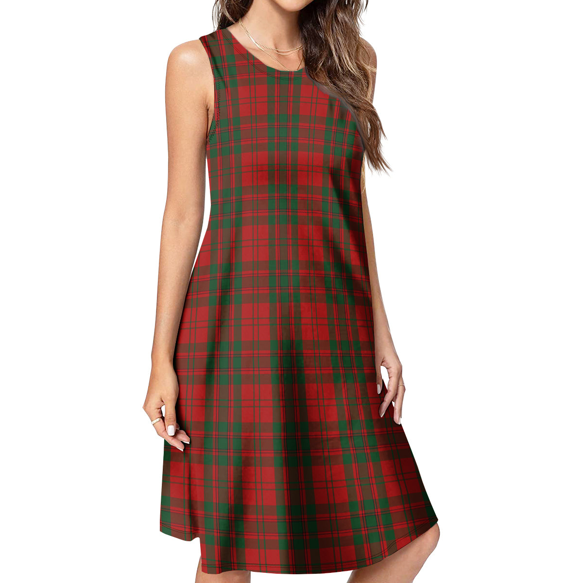 Livingstone Tartan Womens Casual Dresses 4XL - Tartan Vibes Clothing