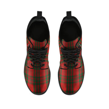 Livingstone Tartan Leather Boots