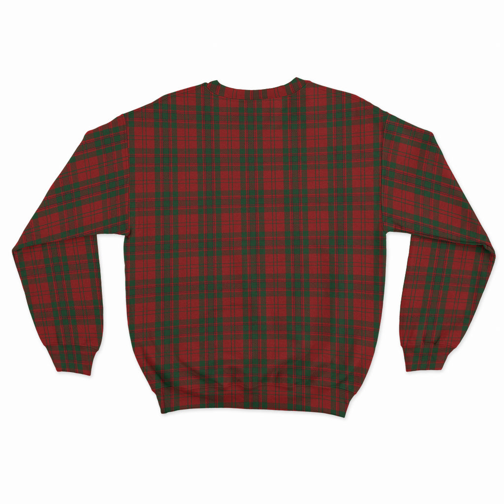 Livingstone Tartan Sweatshirt with Family Crest - Tartan Vibes Clothing