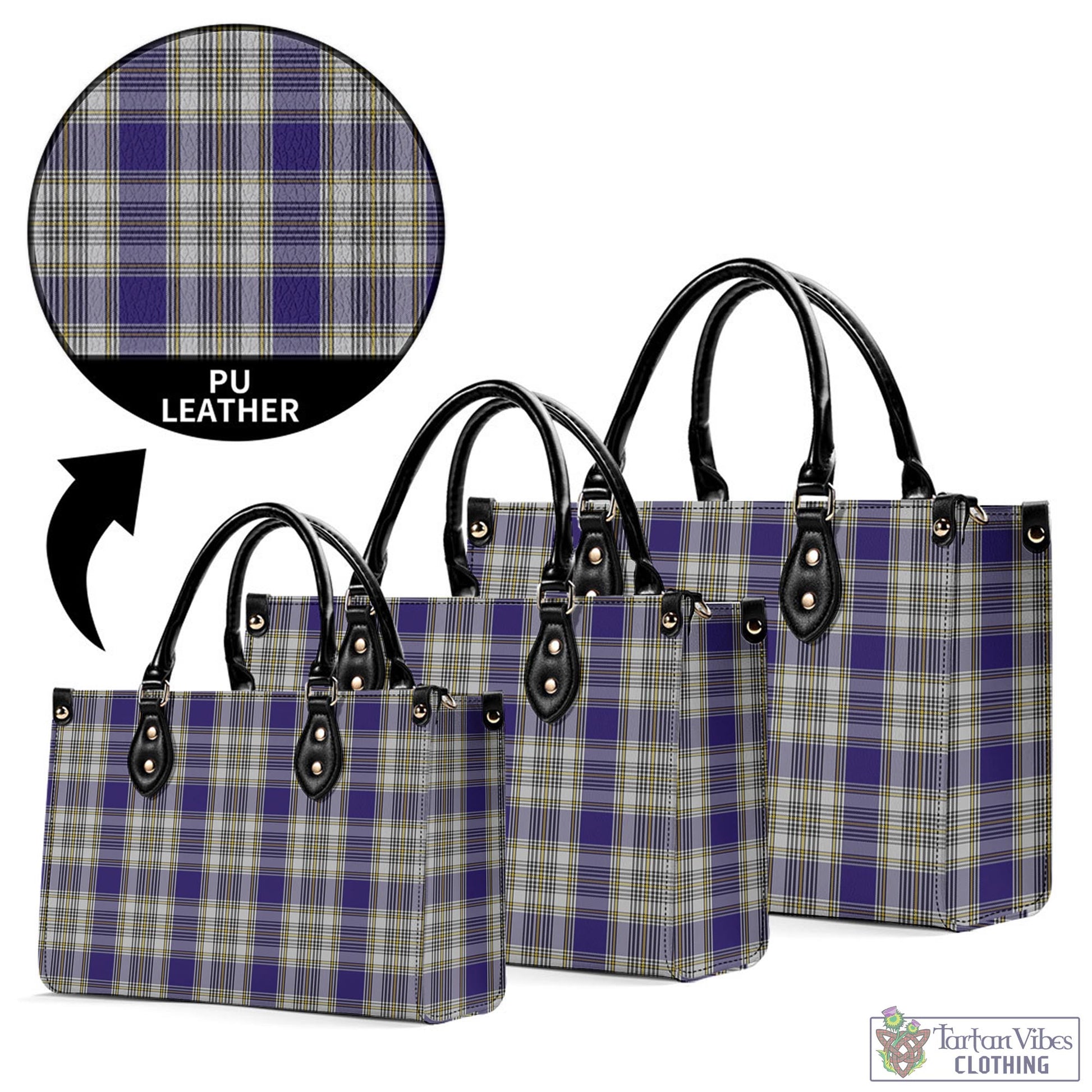 Tartan Vibes Clothing Livingston Dress Tartan Luxury Leather Handbags