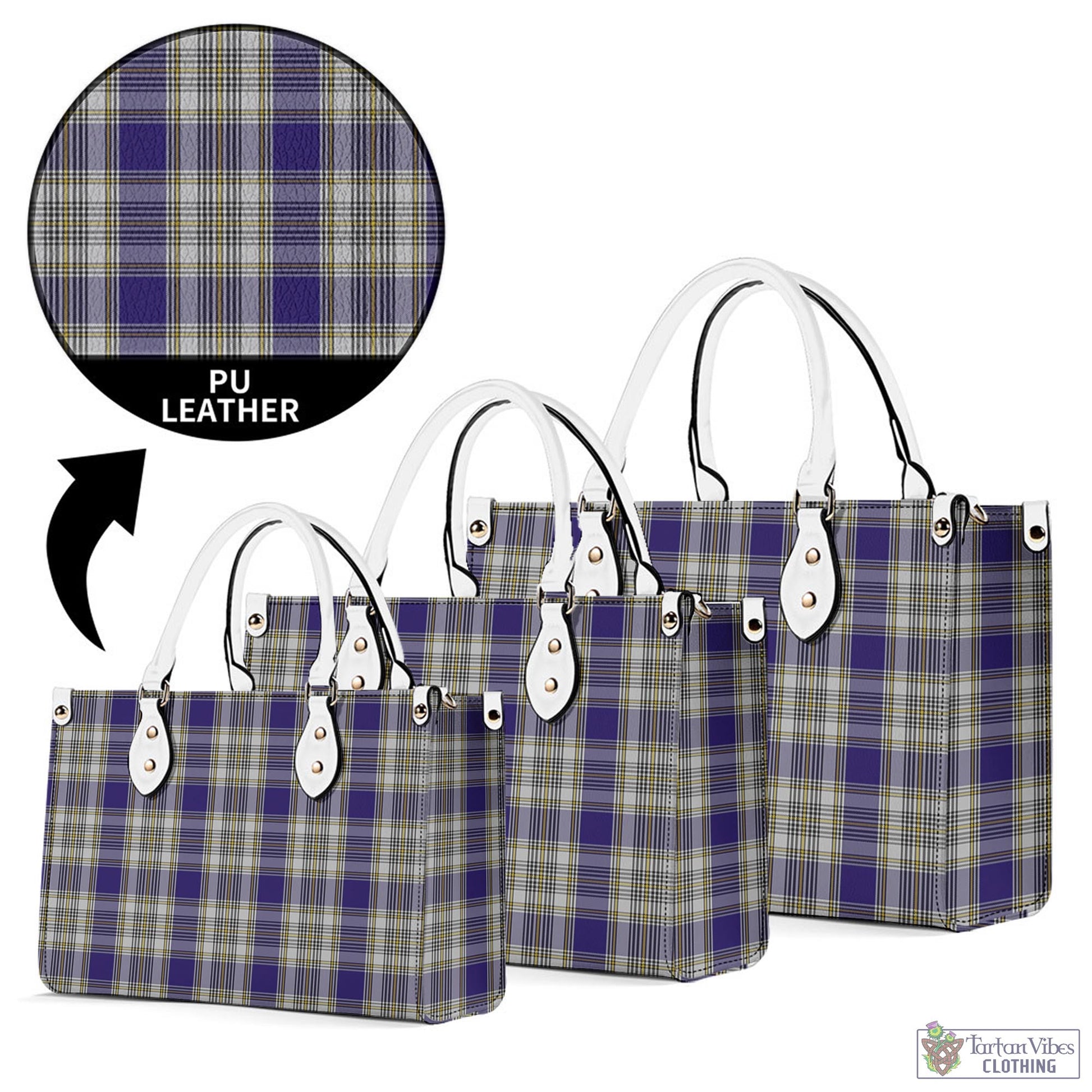 Tartan Vibes Clothing Livingston Dress Tartan Luxury Leather Handbags