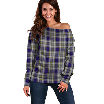 Livingstone Dress Tartan Off Shoulder Women Sweater