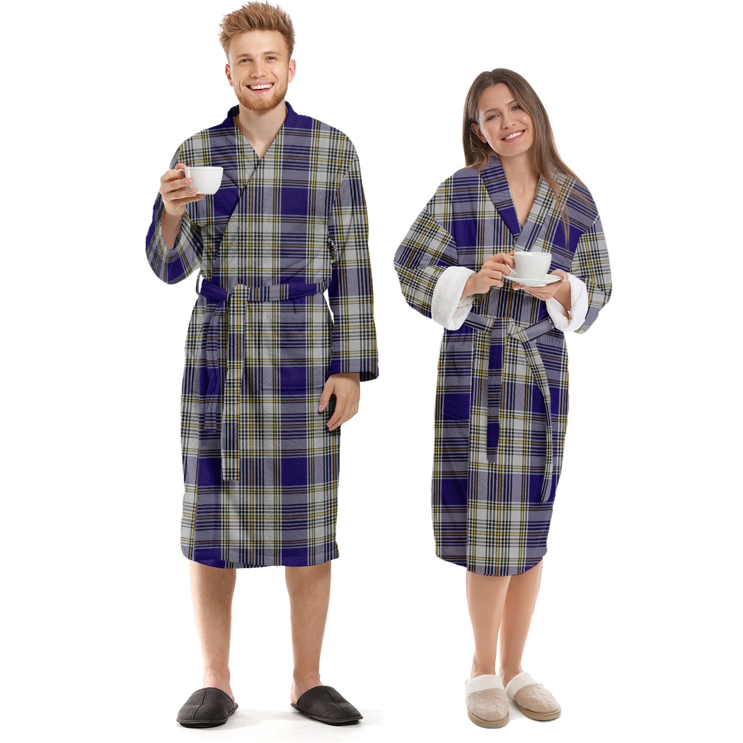 Livingstone Dress Tartan Bathrobe Unisex S - Tartan Vibes Clothing