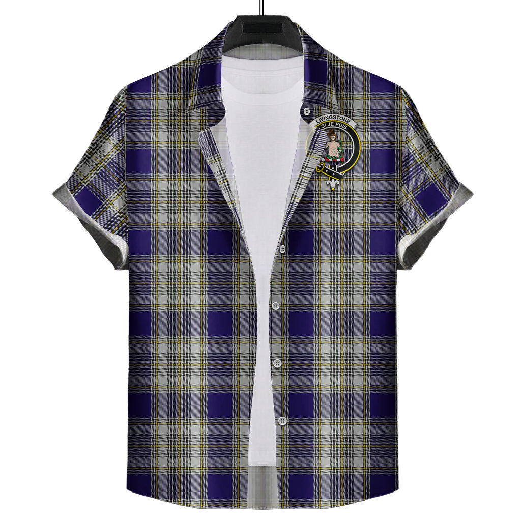 livingston-dress-tartan-short-sleeve-button-down-shirt-with-family-crest