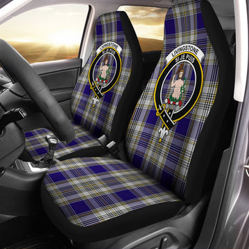 Livingstone Dress Tartan Car Seat Cover with Family Crest