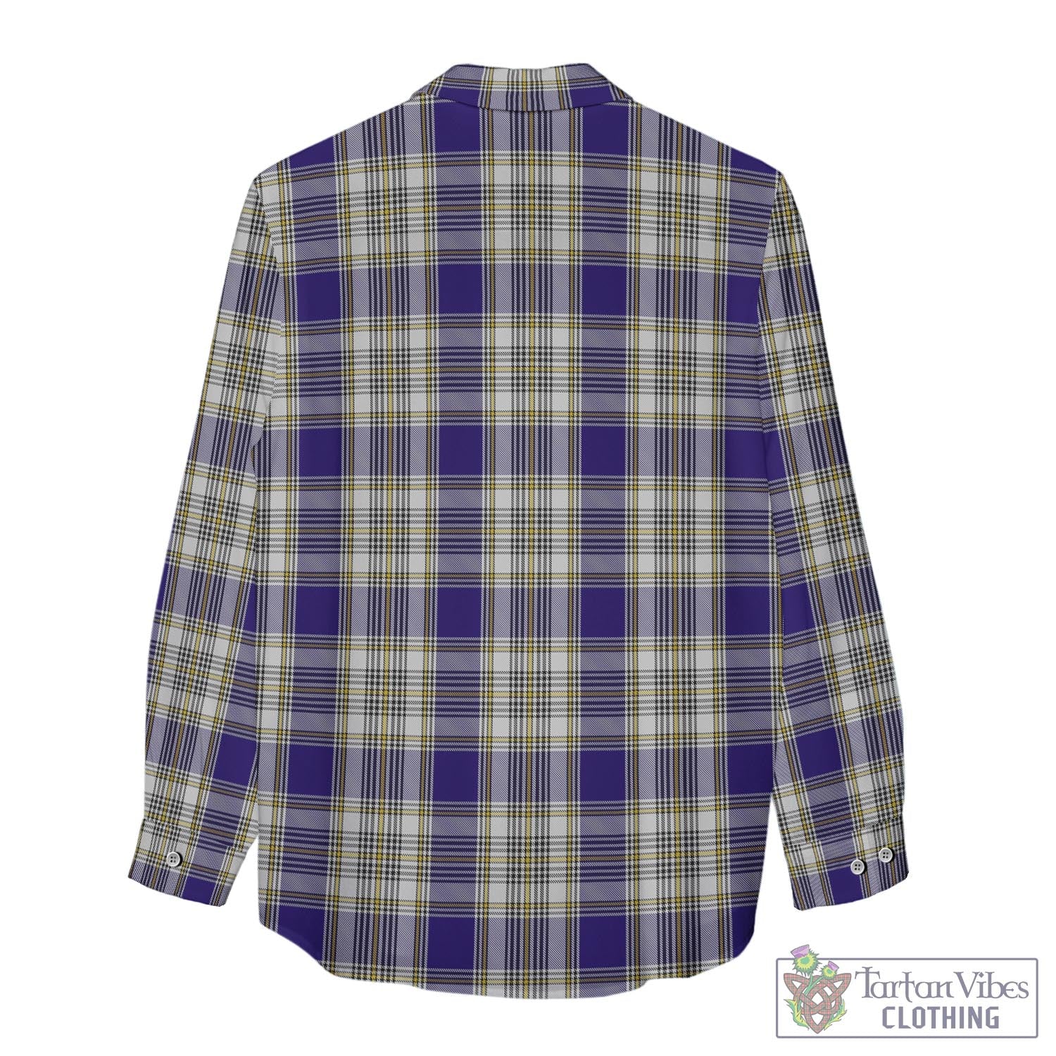 Tartan Vibes Clothing Livingston Dress Tartan Womens Casual Shirt with Family Crest