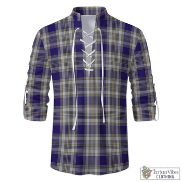 Livingstone Dress Tartan Men's Scottish Traditional Jacobite Ghillie Kilt Shirt