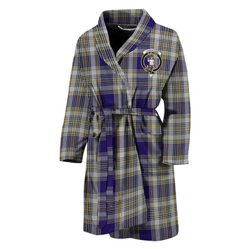 Livingstone Dress Tartan Bathrobe with Family Crest