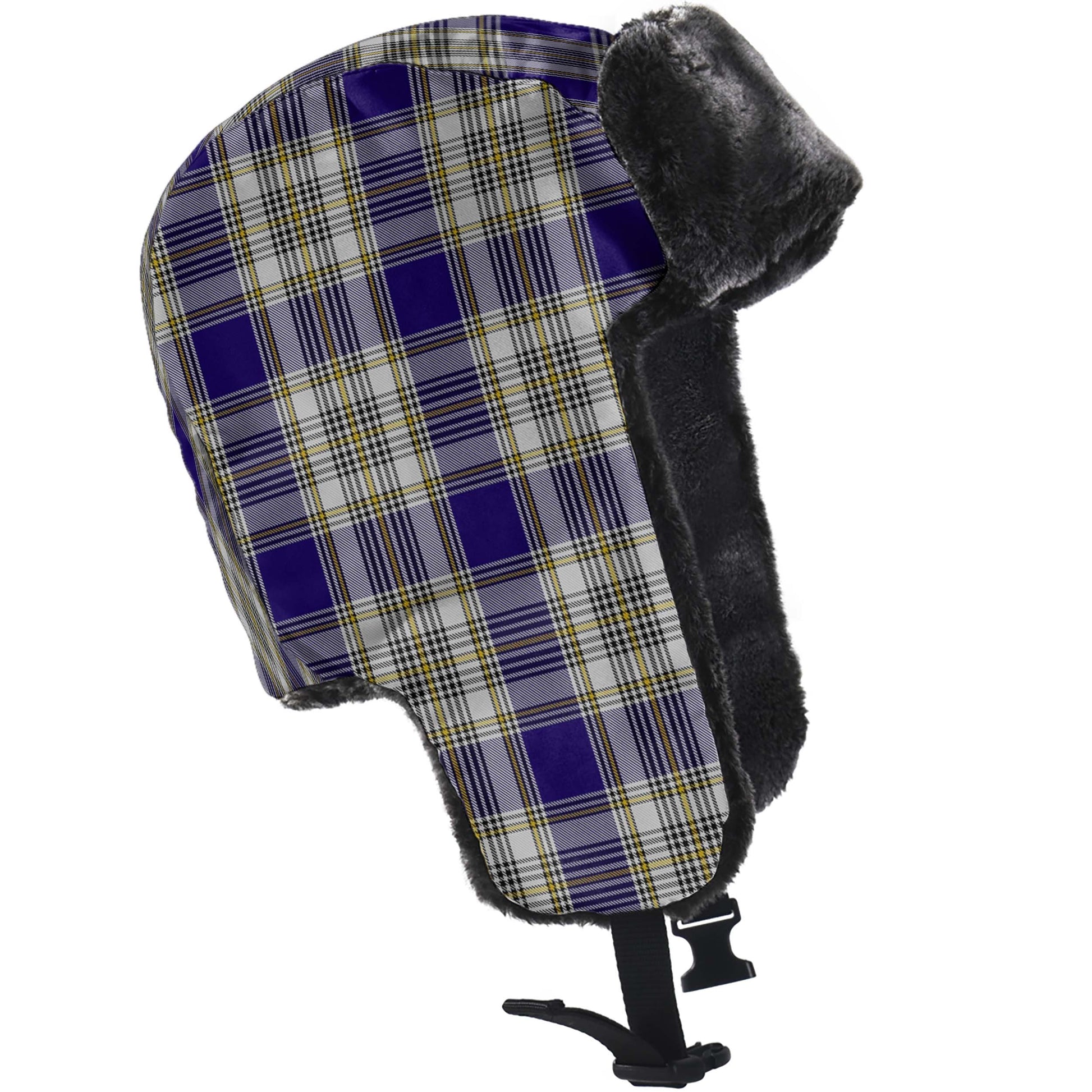 Livingston Dress Tartan Winter Trapper Hat - Tartanvibesclothing