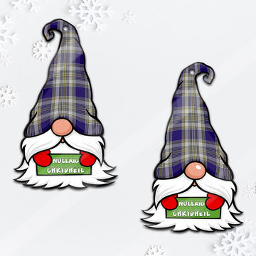 Livingstone Dress Gnome Christmas Ornament with His Tartan Christmas Hat