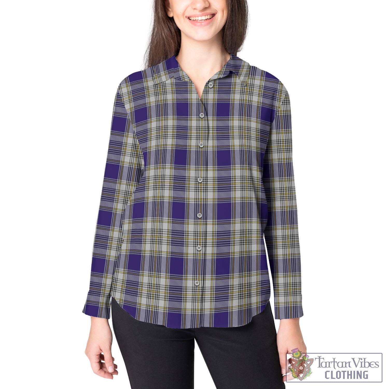 Livingston Dress Tartan Womens Casual Shirt