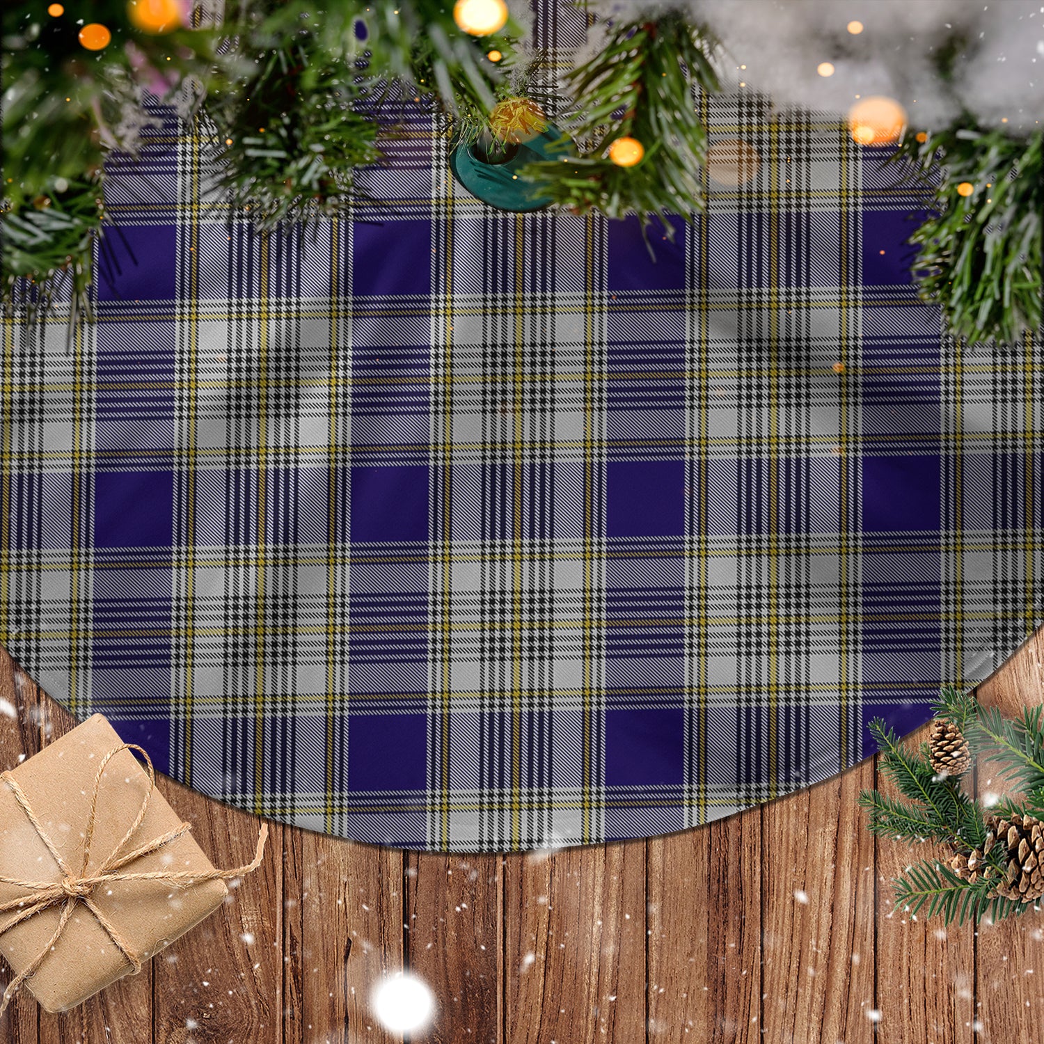 Livingston Dress Tartan Christmas Tree Skirt - Tartanvibesclothing