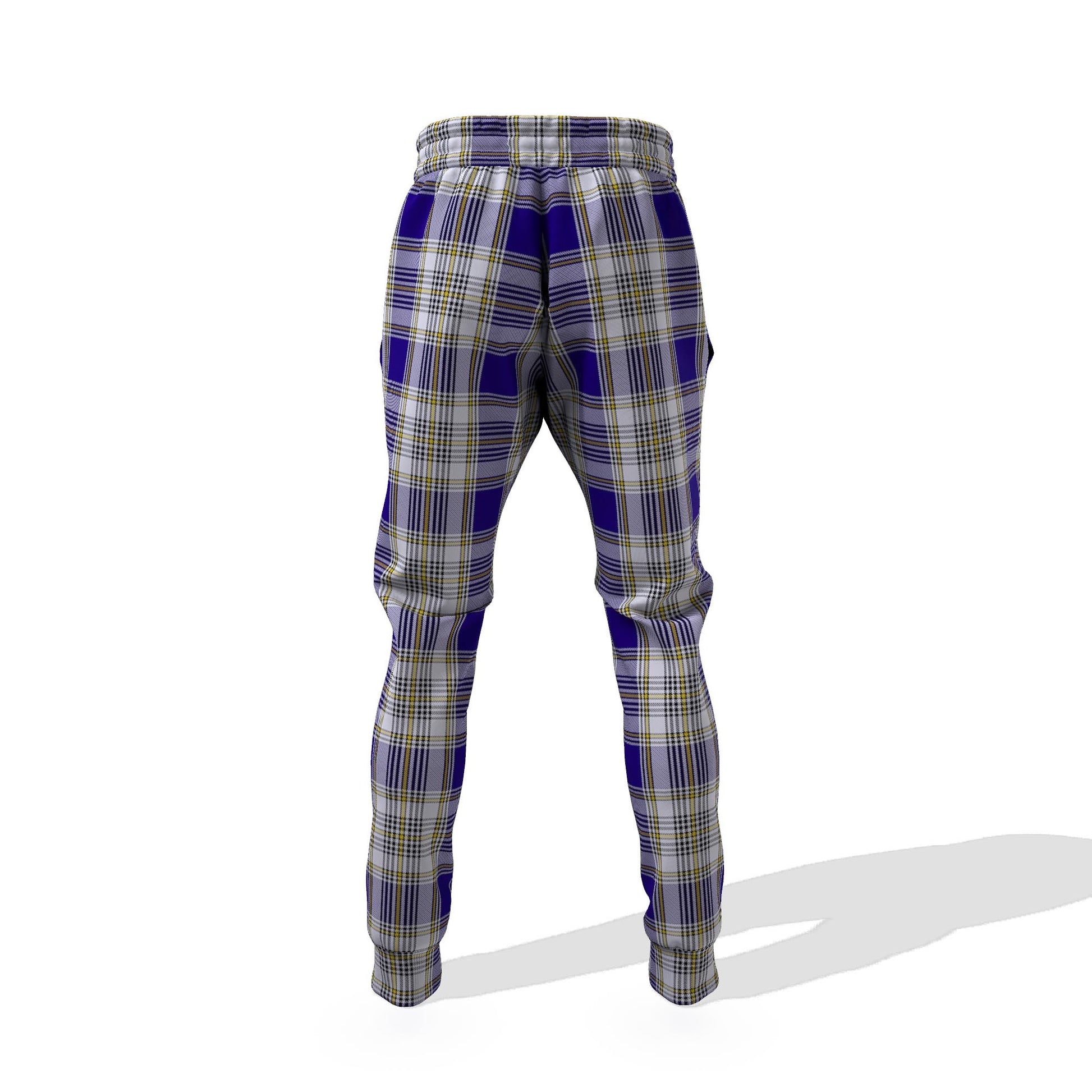 Livingston Dress Tartan Joggers Pants with Family Crest - Tartanvibesclothing