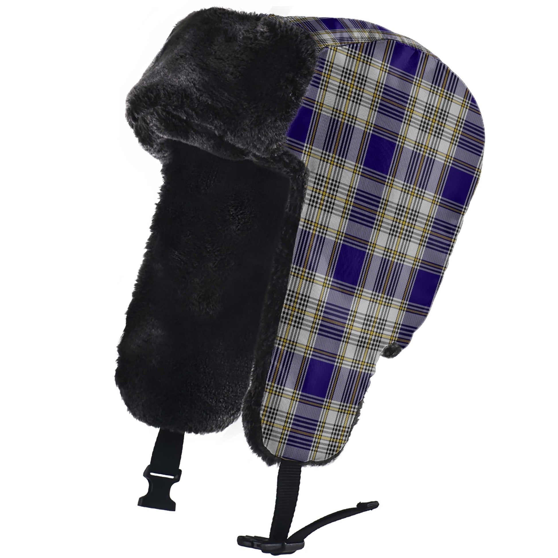 Livingston Dress Tartan Winter Trapper Hat - Tartanvibesclothing