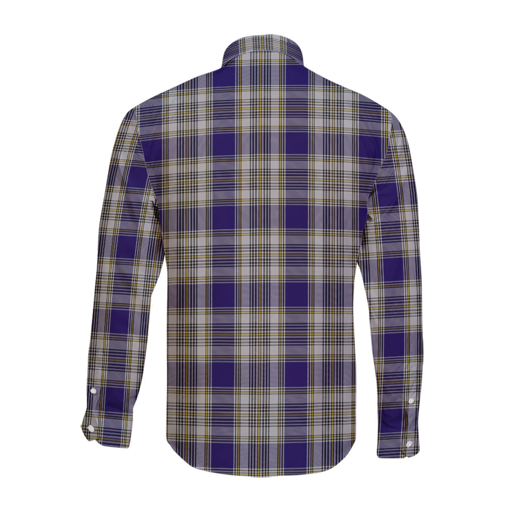 livingston-dress-tartan-long-sleeve-button-up-shirt-with-family-crest