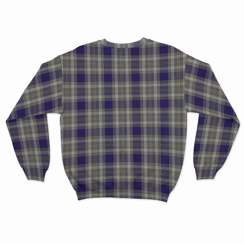 Livingstone Dress Tartan Sweatshirt with Family Crest - Tartan Vibes Clothing