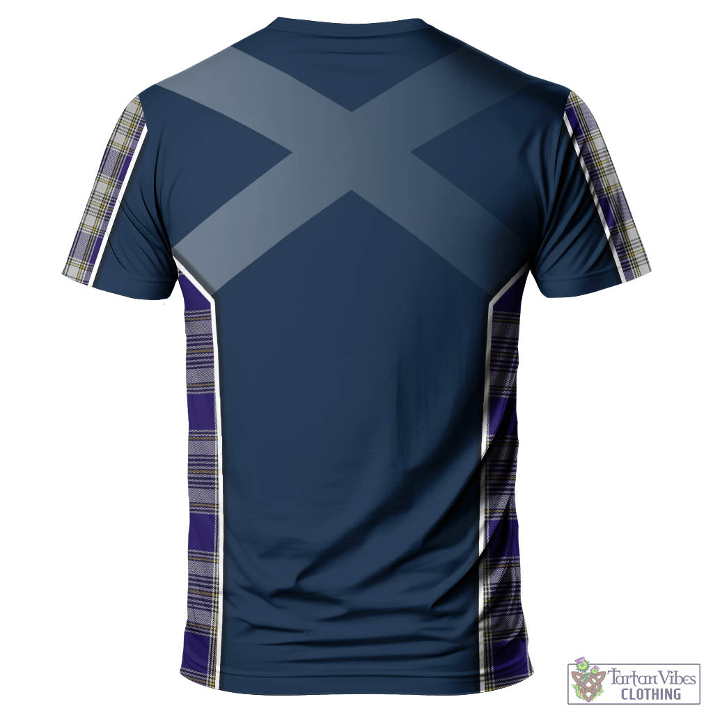 Tartan Vibes Clothing Livingston Dress Tartan T-Shirt with Family Crest and Lion Rampant Vibes Sport Style