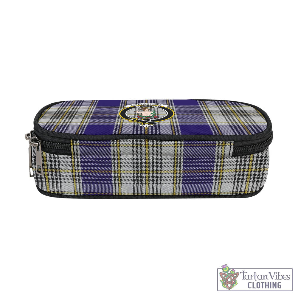 Tartan Vibes Clothing Livingston Dress Tartan Pen and Pencil Case with Family Crest