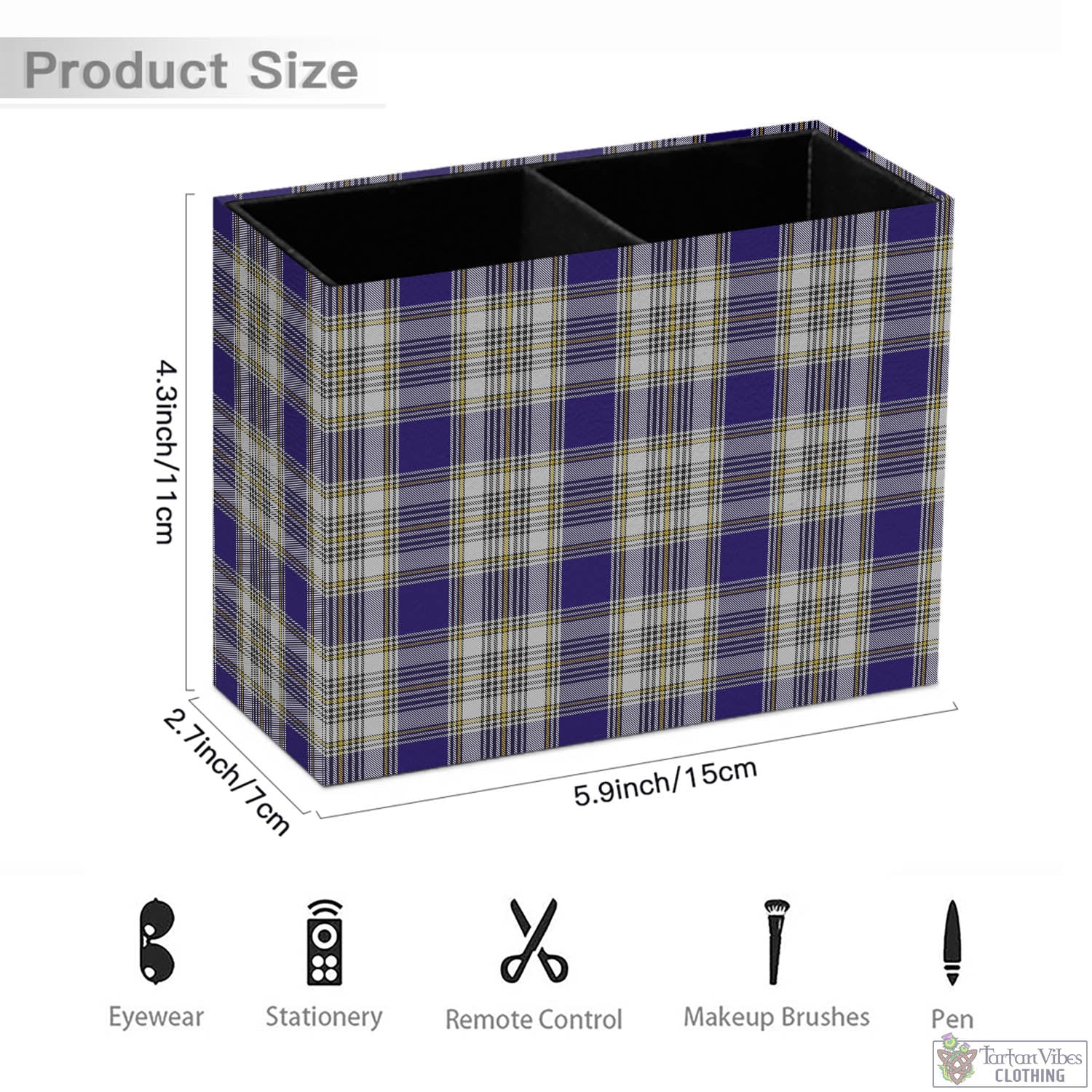 Tartan Vibes Clothing Livingston Dress Tartan Pen Holder