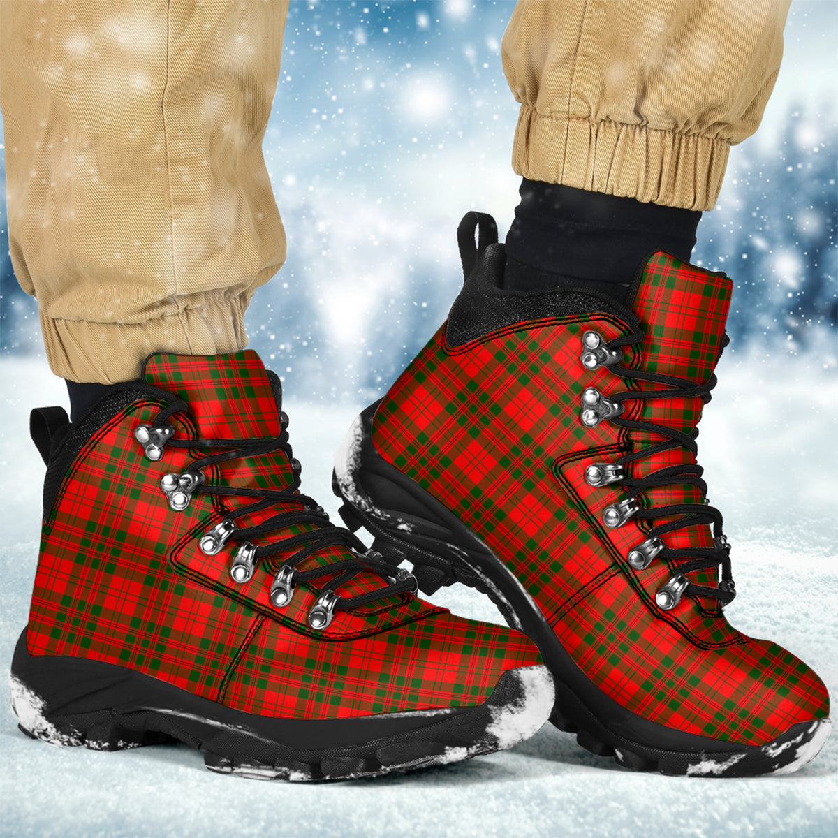 Livingston Modern Tartan Alpine Boots - Tartanvibesclothing