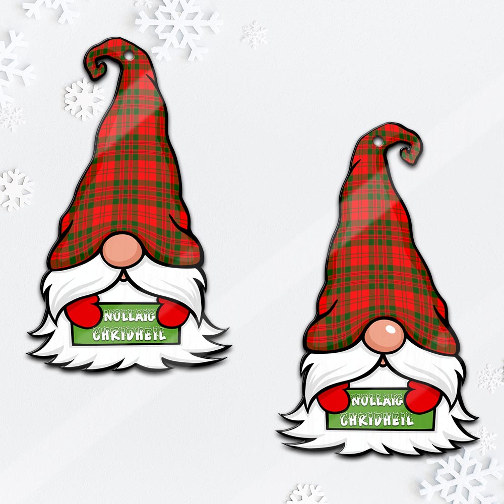 Livingstone Modern Gnome Christmas Ornament with His Tartan Christmas Hat - Tartan Vibes Clothing