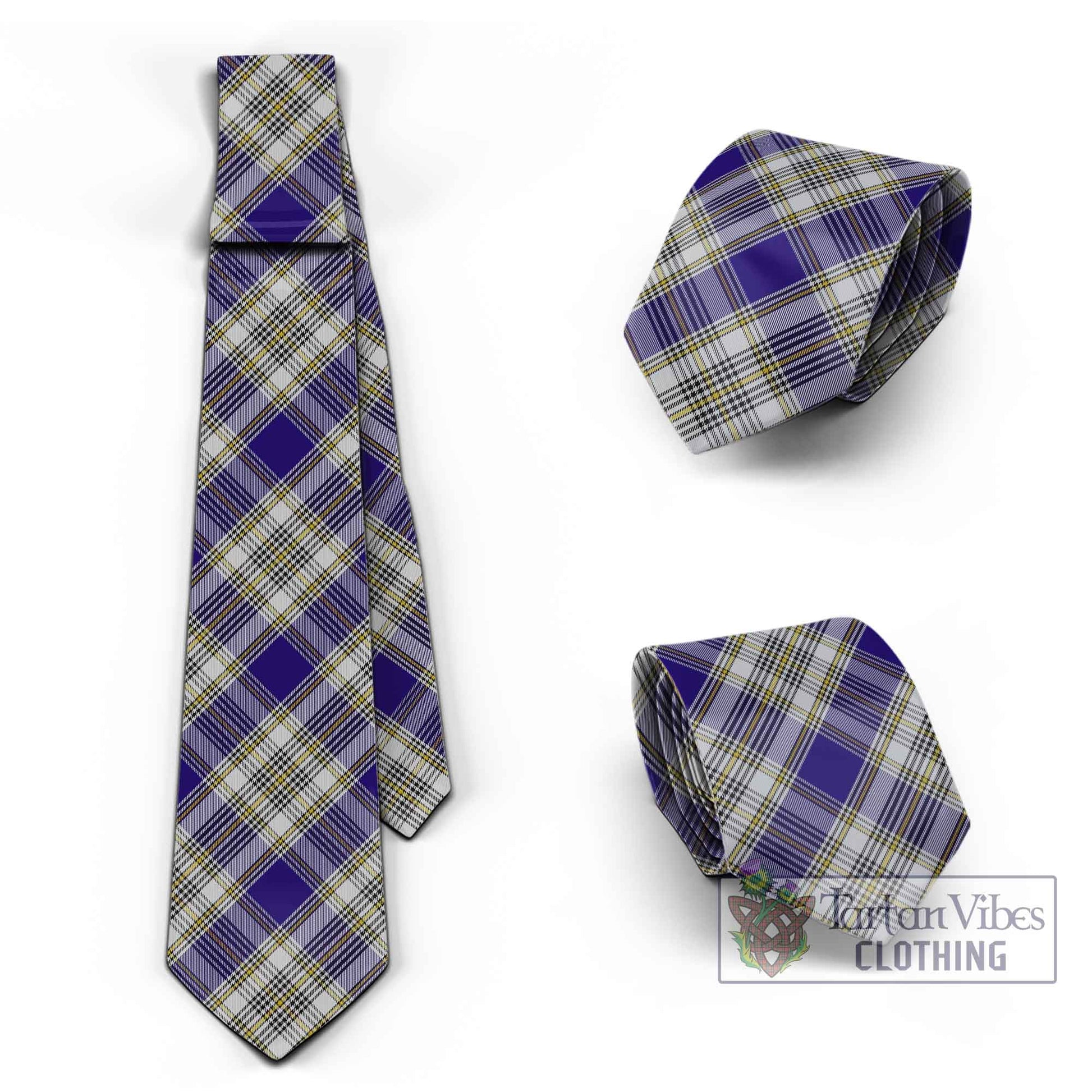 Tartan Vibes Clothing Livingstone Dress Tartan Classic Necktie Cross Style