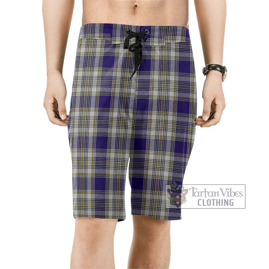 Livingstone Dress Tartan Men's Board Shorts Men - Tartan Vibes Clothing