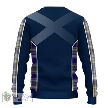 Livingstone Dress Tartan Ugly Sweater with Family Crest and Lion Rampant Vibes Sport Style