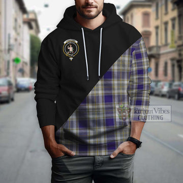 Livingstone Dress Tartan Hoodie with Family Crest and Military Logo Style