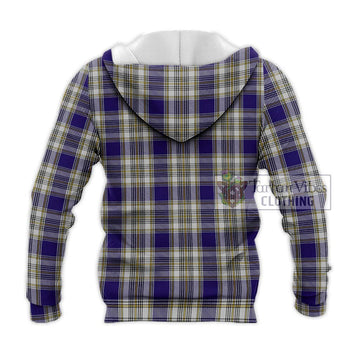 Livingstone Dress Tartan Knitted Hoodie with Family Crest DNA In Me Style