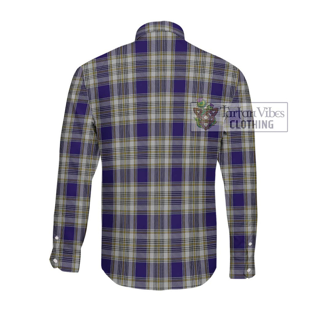 Livingstone Dress Tartan Long Sleeve Button Shirt with Family Crest DNA In Me Style - Tartanvibesclothing Shop