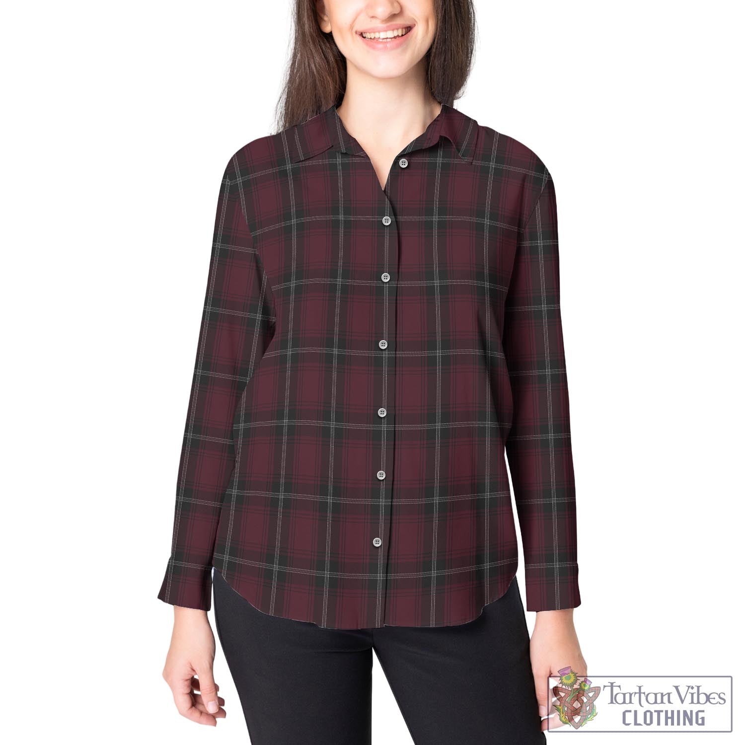 Llewellen of Wales Tartan Womens Casual Shirt