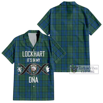 Lockhart Tartan Hawaiian Shirt with Family Crest DNA In Me Style Kid - Tartan Vibes Clothing