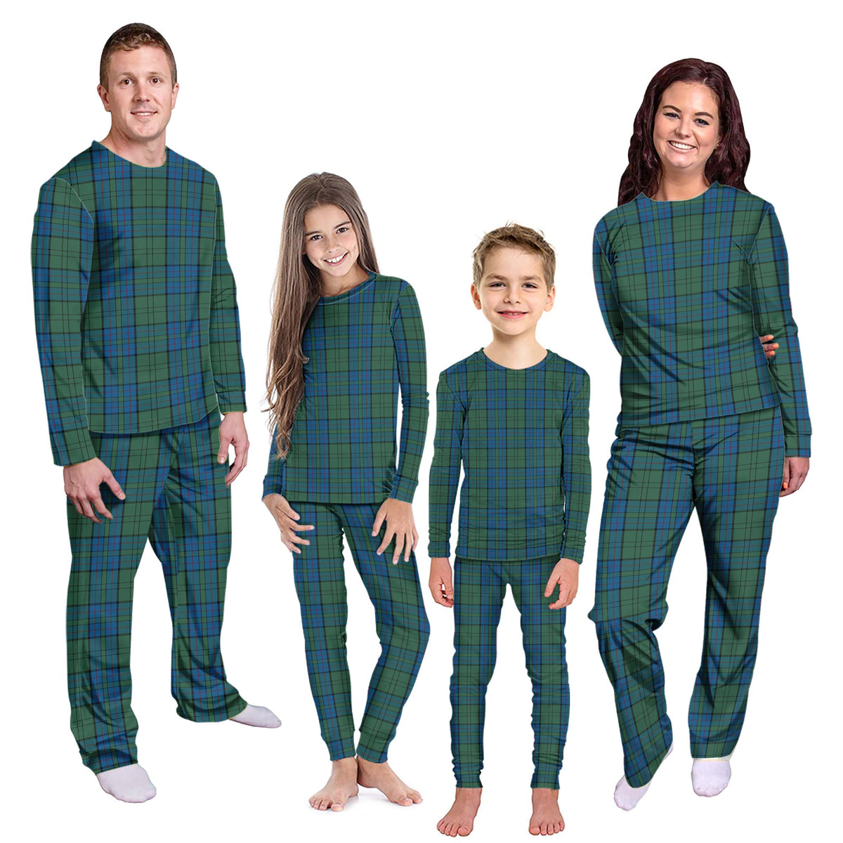 Lockhart Tartan Pajamas Family Set Kid - Tartan Vibes Clothing