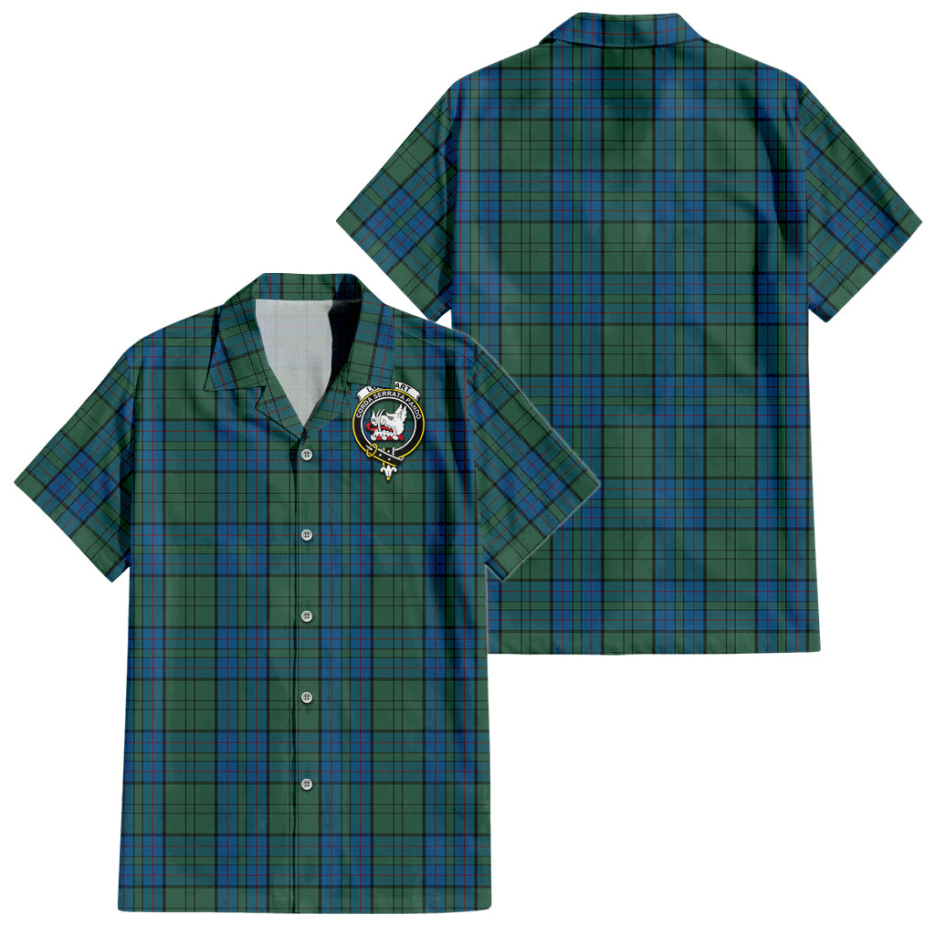 lockhart-tartan-short-sleeve-button-down-shirt-with-family-crest