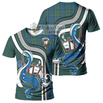 Lockhart Tartan T-Shirt with Epic Bagpipe Style