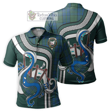 Lockhart Tartan Polo Shirt with Epic Bagpipe Style