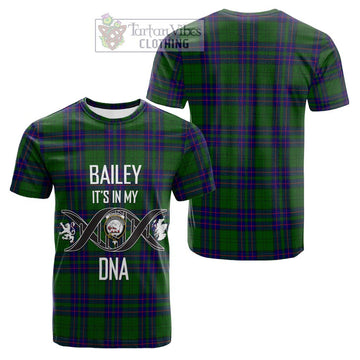 Lockhart Modern Tartan Cotton T-shirt with Family Crest DNA In Me Style