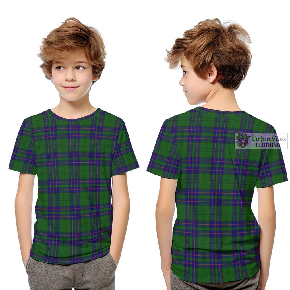 Lockhart Modern Tartan Kid T-Shirt - Tartanvibesclothing Shop