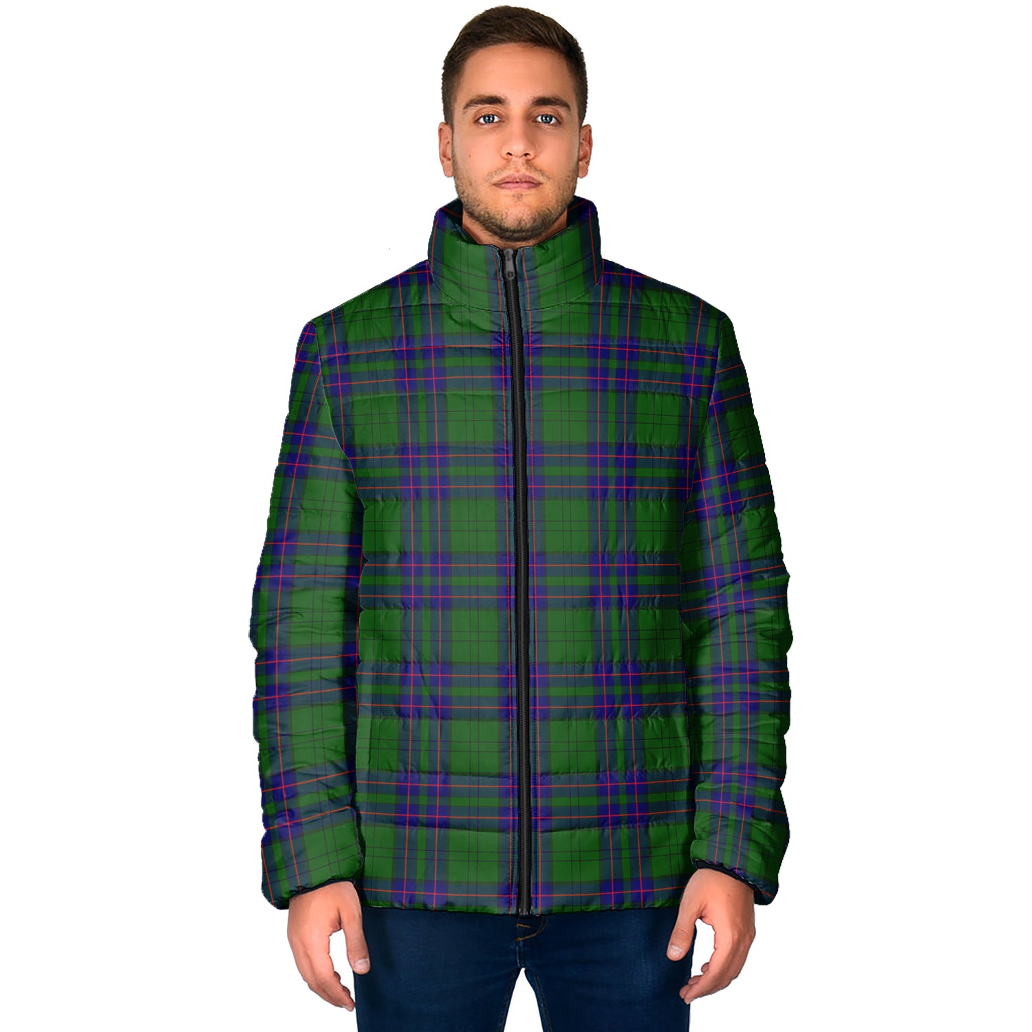 Lockhart Modern Tartan Padded Jacket - Tartan Vibes Clothing