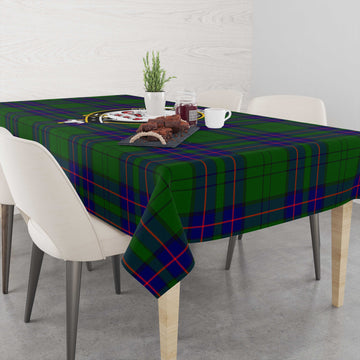 Lockhart Modern Tartan Tablecloth with Family Crest