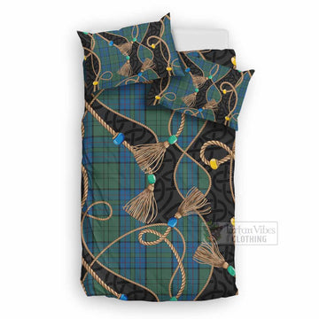 Lockhart Scottish Tartan Twisted Ropes Stylized Bedding Set UK Bedding Set UK Double 79*79 inch - Tartan Vibes Clothing