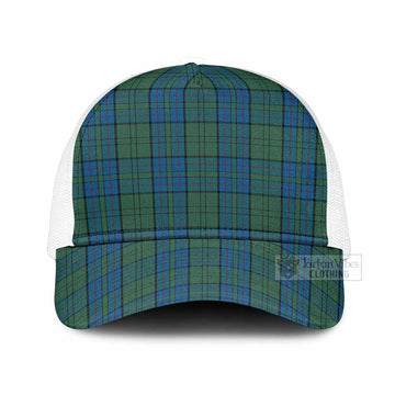 Lockhart Tartan Mesh Trucker Cap One Size (Adjustable) White - Tartan Vibes Clothing