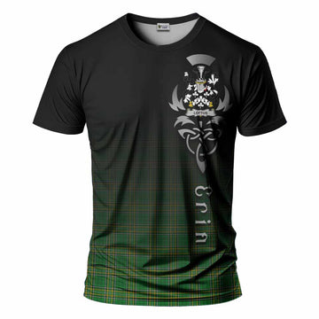 Loftus Irish Clan T-Shirt with Coat of Arms Erin Go Bragh Celtic Inspired Kid's Shirt - Tartan Vibes Clothing