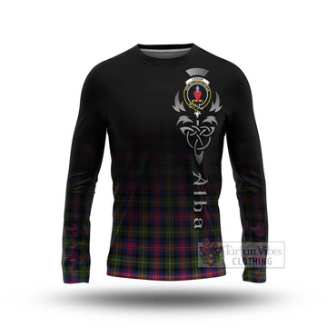 Logan Tartan Long Sleeve T-Shirt Featuring Alba Gu Brath Family Crest Celtic Inspired