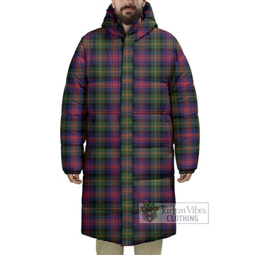 Logan Tartan Long Down Jacket