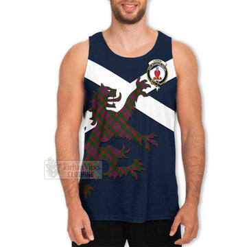 Logan Tartan Lion Rampant Men's Tank Top  Proudly Display Your Heritage with Alba Gu Brath and Clan Name